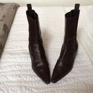 Escada Chocolate Brown Boots, size 40